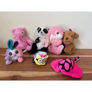 Plush toys Barbie puppy bunny rabbit ray minion TY baby panda bear unicorn bundl